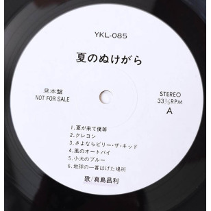 Masatoshi Mashima 真島昌利  -  夏のぬけがら 1989 見本盤 Japan Promo Vinyl LP The Blue Hearts ***READY TO SHIP from Hong Kong***